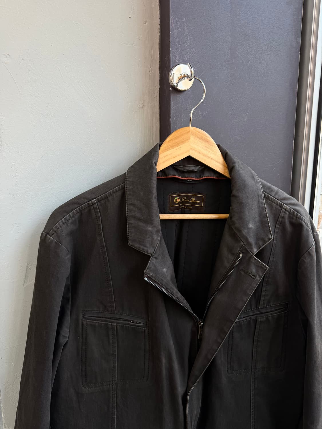 52/ 로로피아나 워싱 패디드 헌팅자켓 상품이미지3