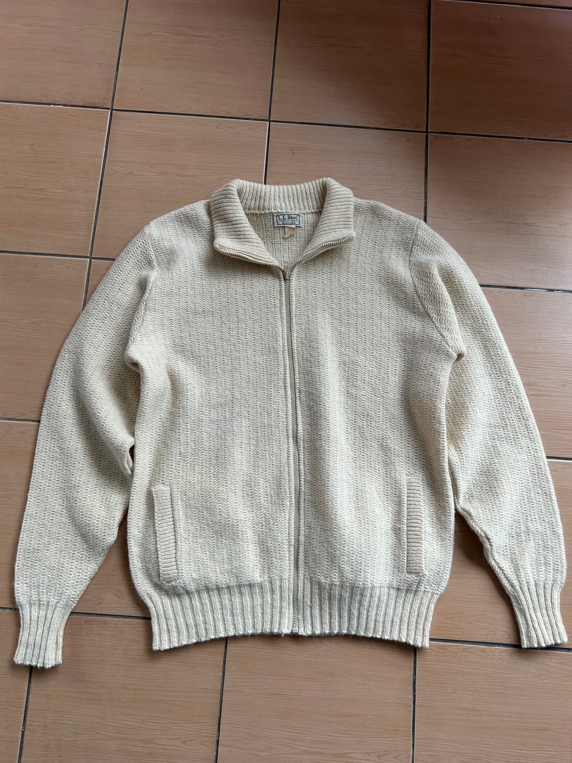 80’s LL.Bean 엘엘빈 울 니트집업 상품이미지3