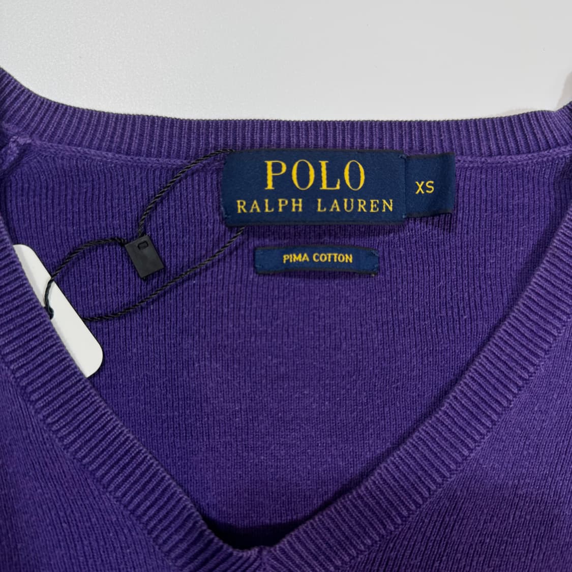 폴로 랄프로렌 퍼플 브이넥 니트 상품이미지3