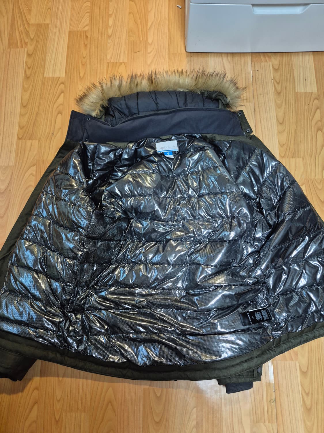 콜롬비아 덕다운 야상 파카 상품이미지4