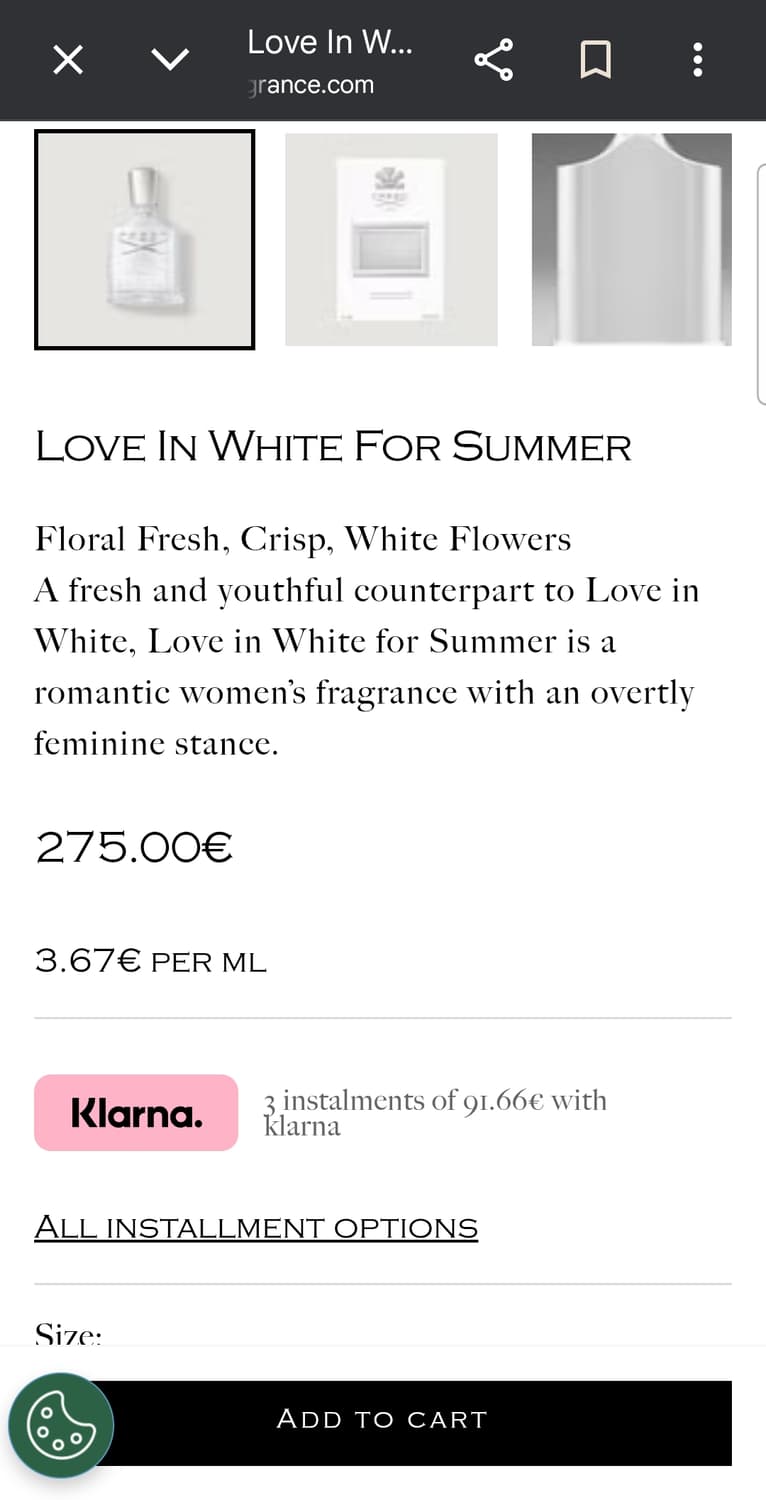 크리드 러브인 화이트 포 썸머 75ml 상품이미지3