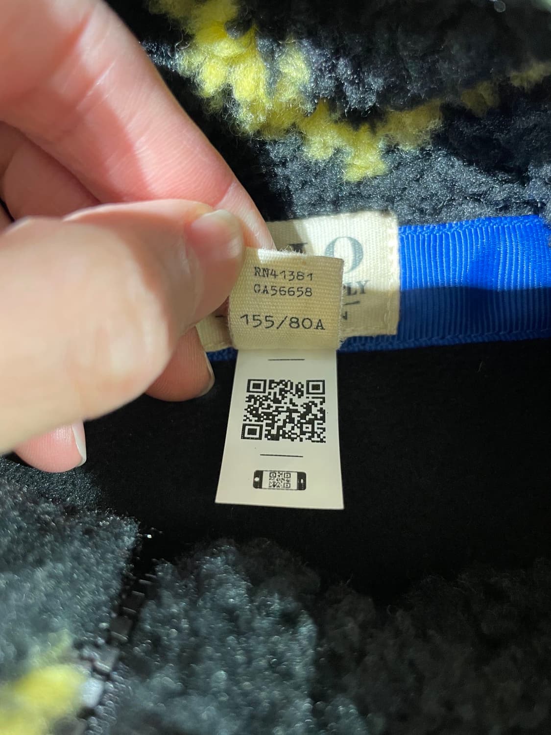 폴로 랄프로렌 지오 모티프 립스탑 트림 하이 파일 플리스 자켓 상품이미지9