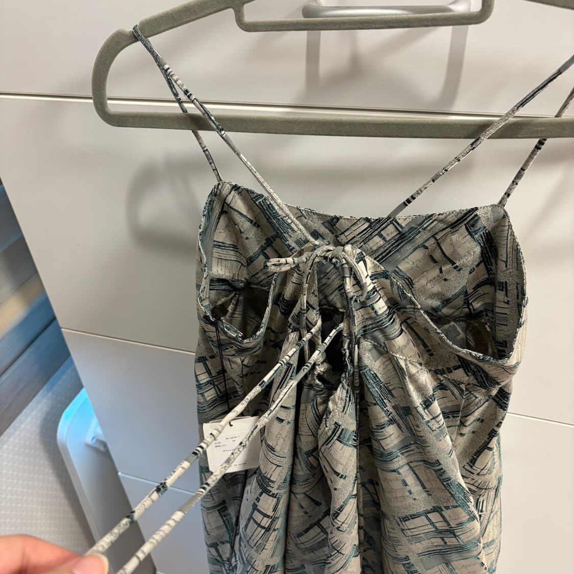 FIKA 포레스트 그린 끈 롱 원피스 새제품 상품이미지7