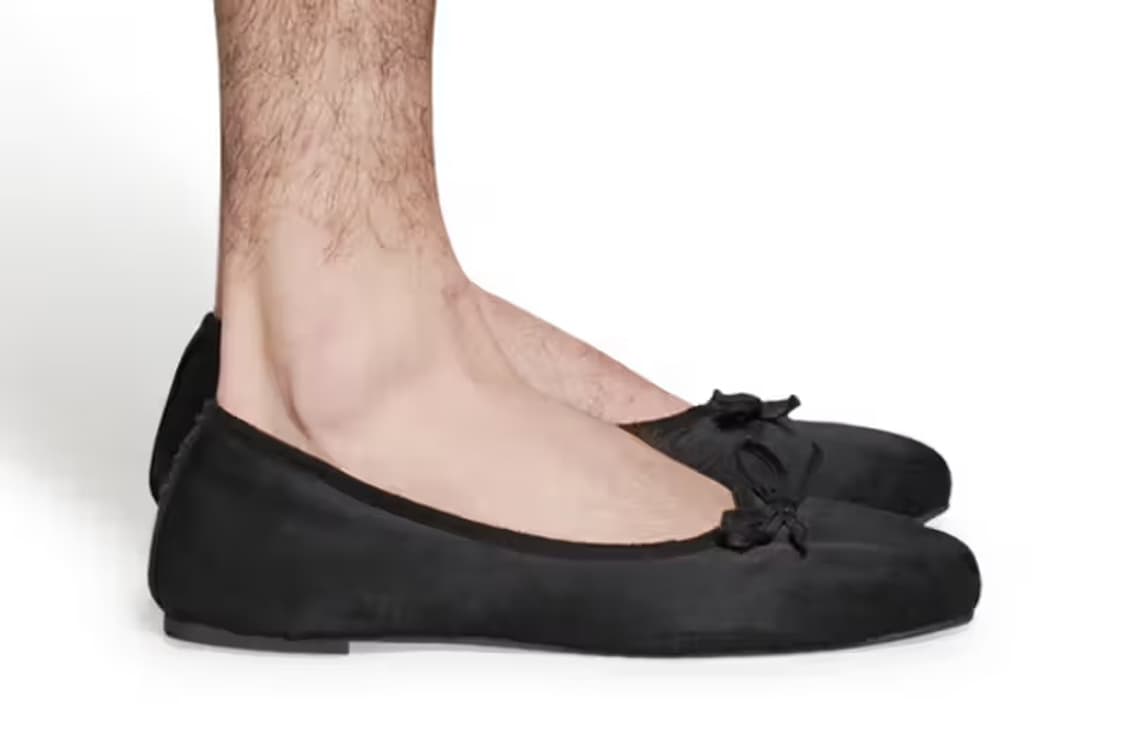 [41] 발렌시아가 레오폴드 발레리나 슈즈 블랙 상품이미지1