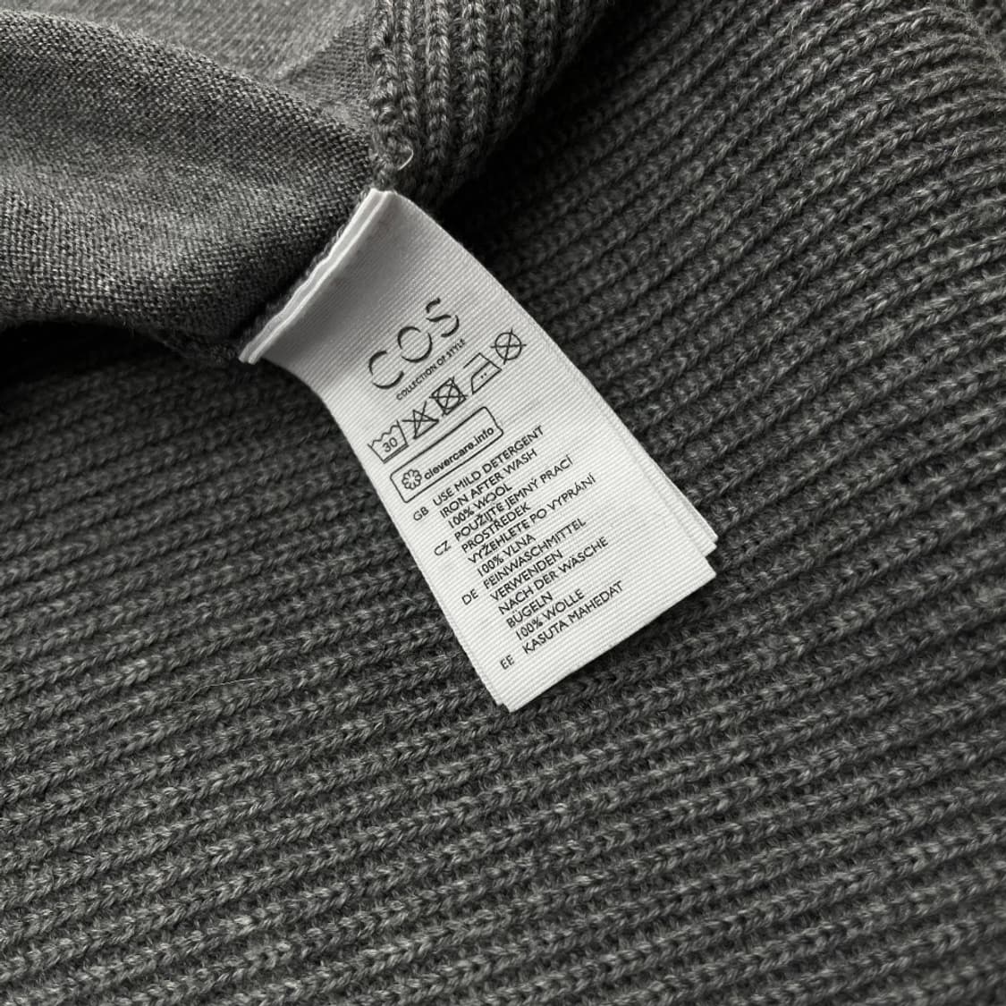 코스 그레이 니트 가디건 M 상품이미지7