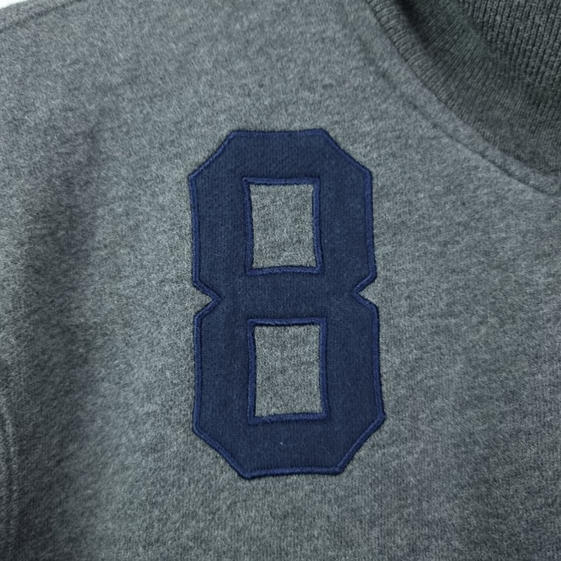 [타미힐피거] 하프집업 반집업 맨투맨 챠콜 M19923 상품이미지7