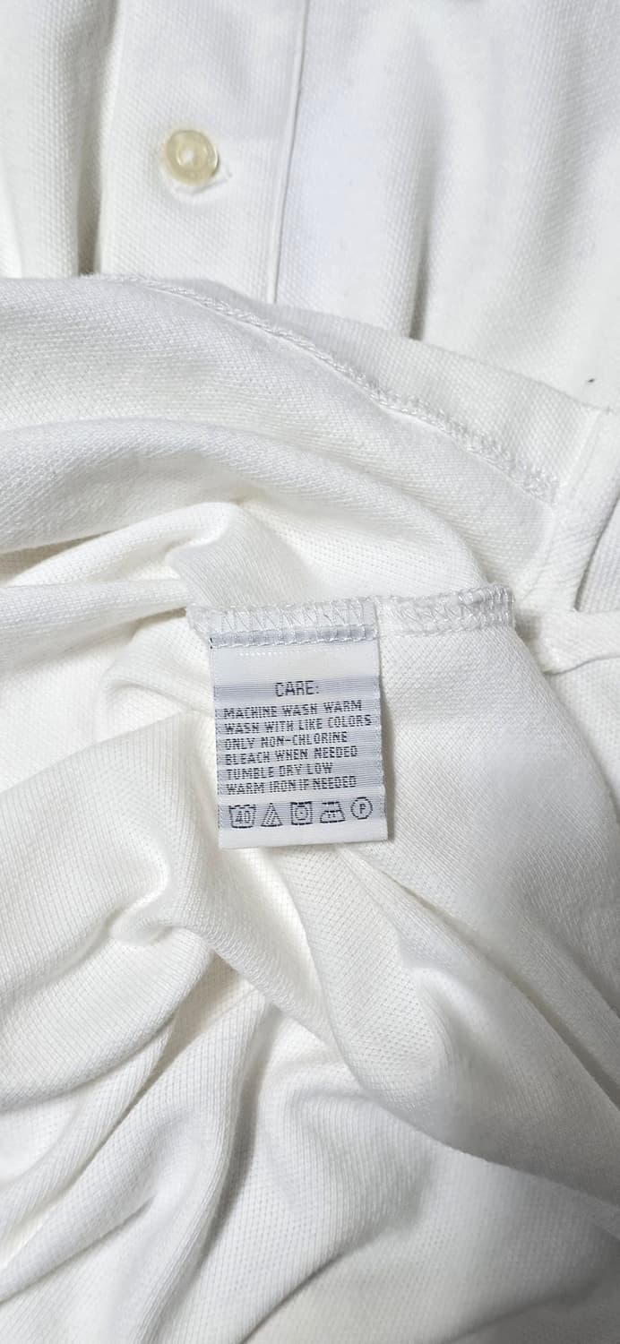 폴로 랄프로렌 여성 흰색 스키니 카라티 L 상품이미지4