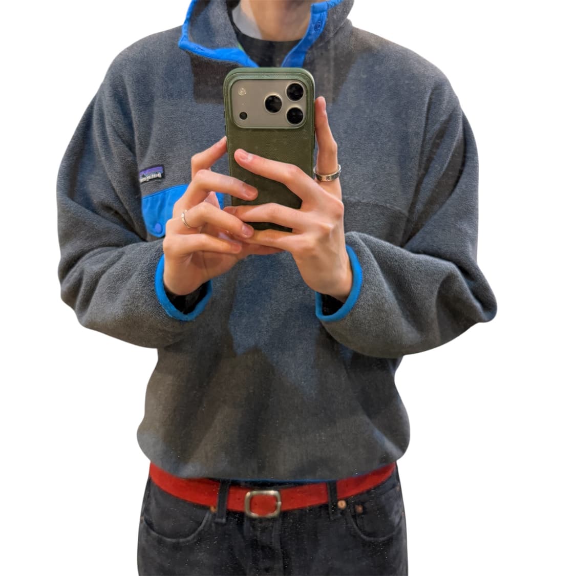 파타고니아 2010 신칠라 차콜 블루 배색(Men,S) 상품이미지1