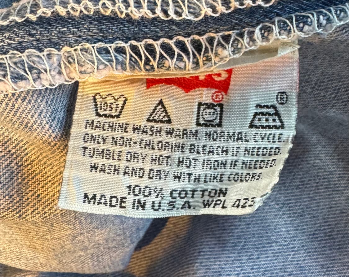 90s usa 빈티지 리바이스 501 데님 30(29~30) (572) 상품이미지4