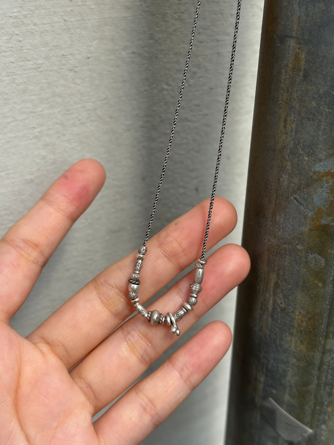 Musta karen Silver Mix Necklace 상품이미지2