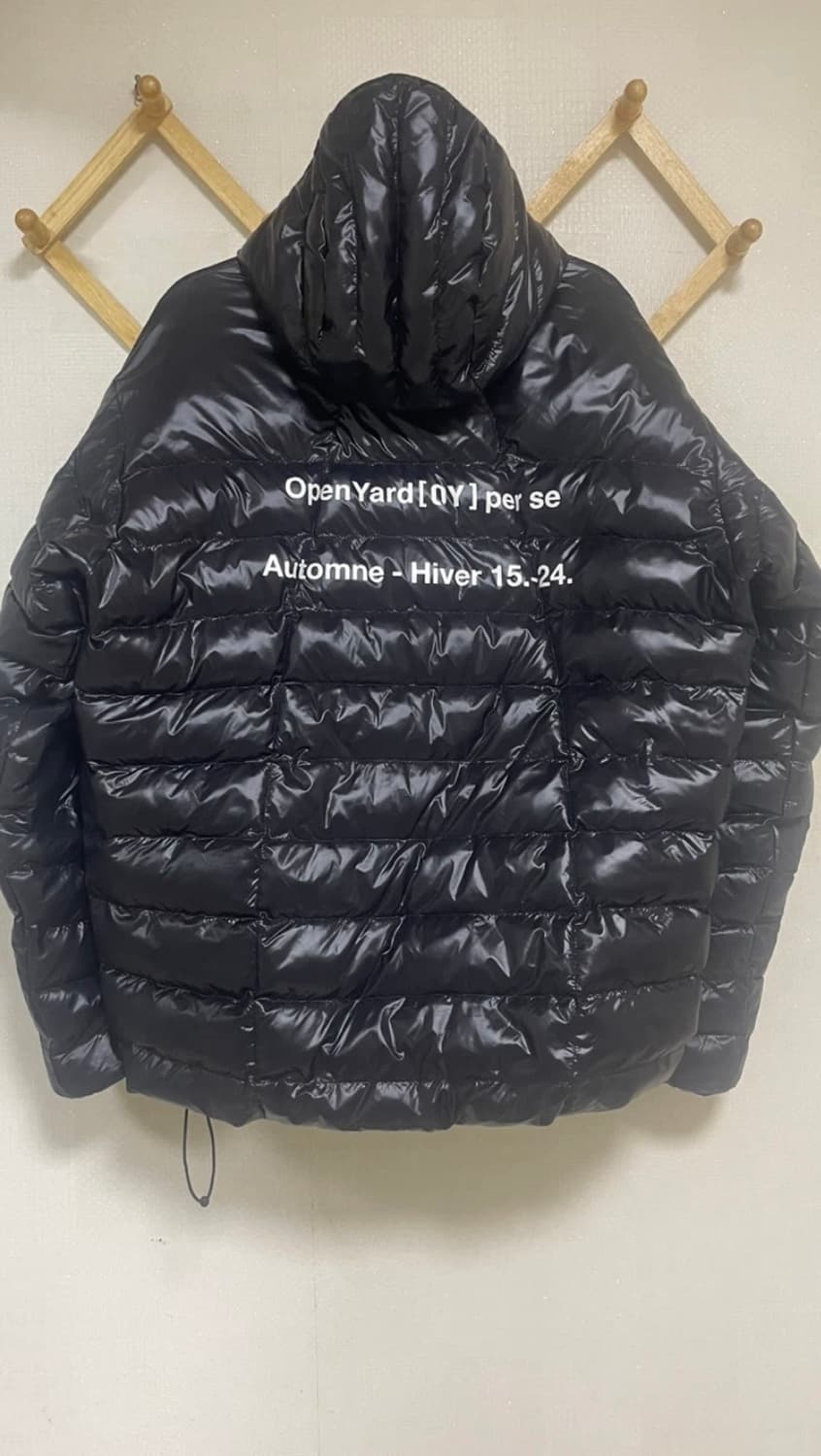OY 유광 패딩 블랙 2사이즈 상품이미지2
