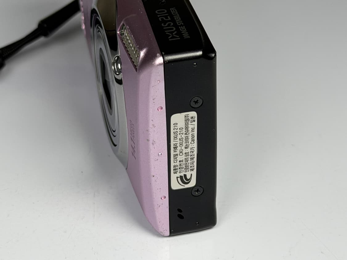 캐논 IXUS 익서스 210 IS 핑크 레트로 빈티지 카메라 한글판 상품이미지2