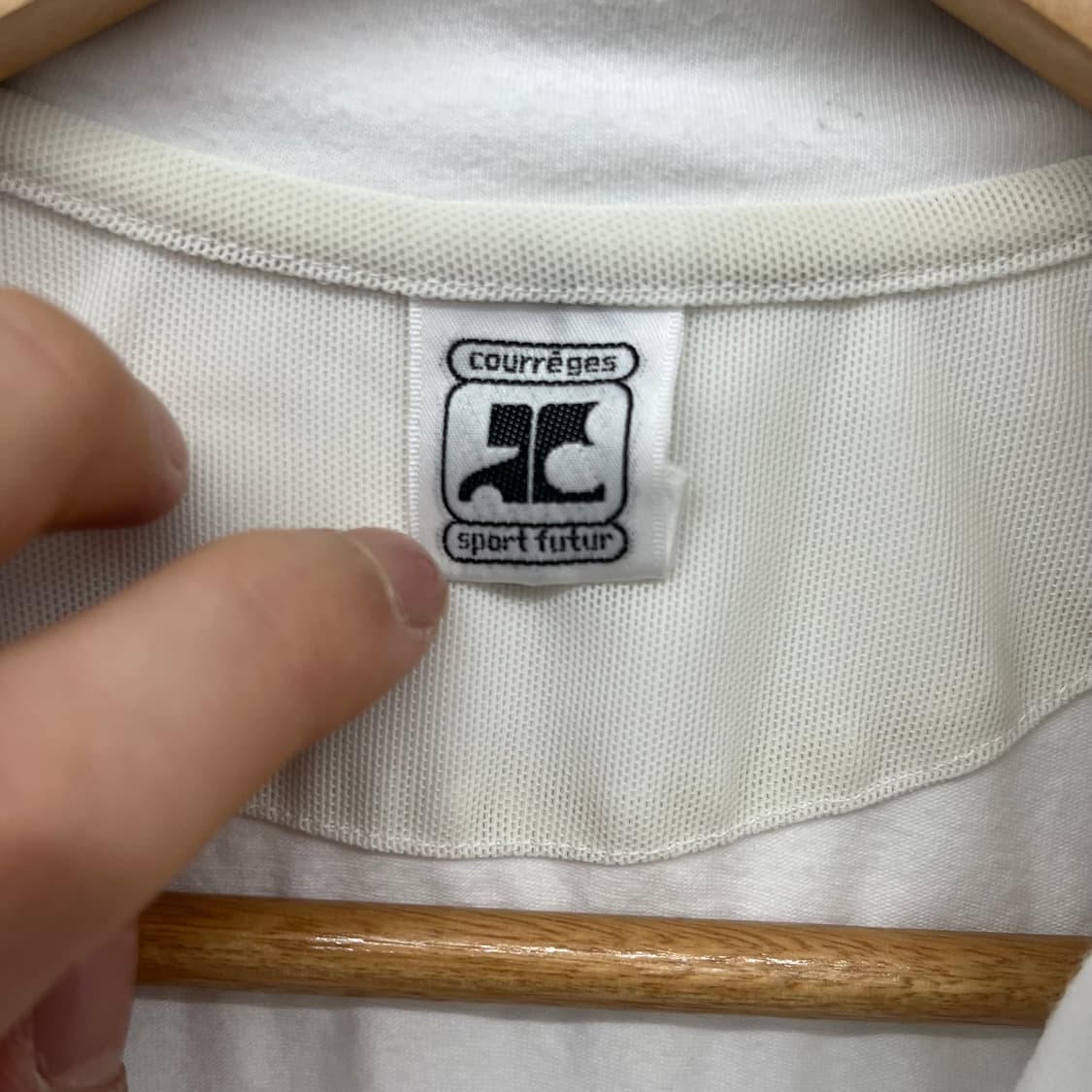 꾸레쥬 화이트 여성 집업 자켓 여S 상품이미지7