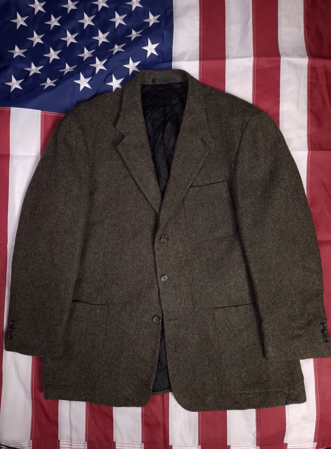 새제품 오리지날 미국제조 엘엘빈 신슐레이트 누빔 헤링본 블레이져 상품이미지1