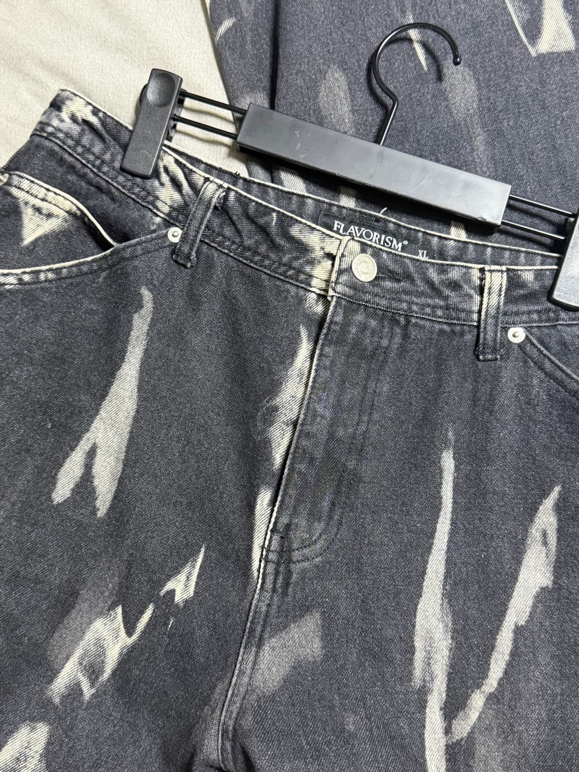 플레이버리즘 타이다이 카펜터 데님 팬츠 XL 상품이미지2