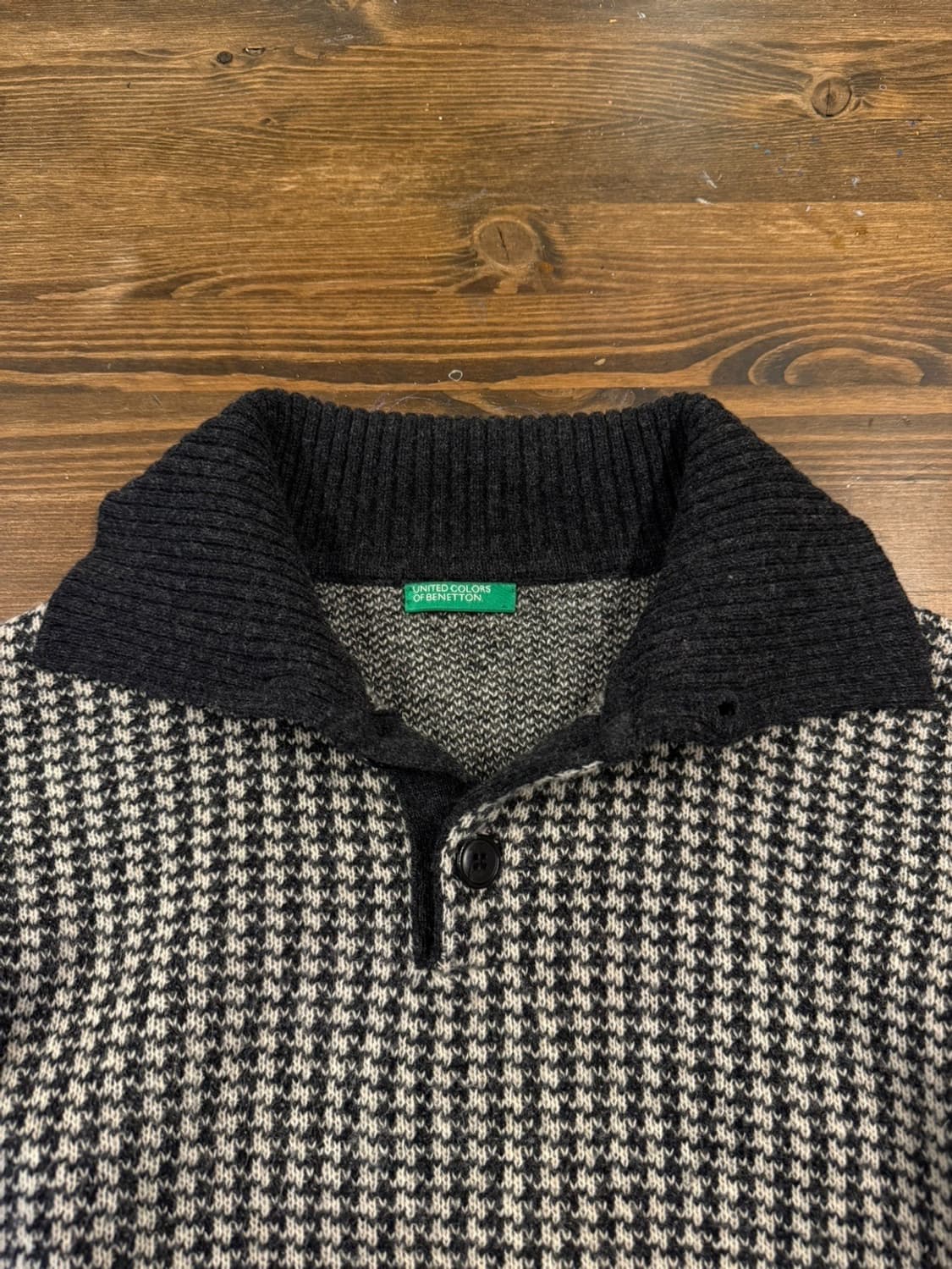 베네통 숄칼라 니트 55~66 상품이미지4