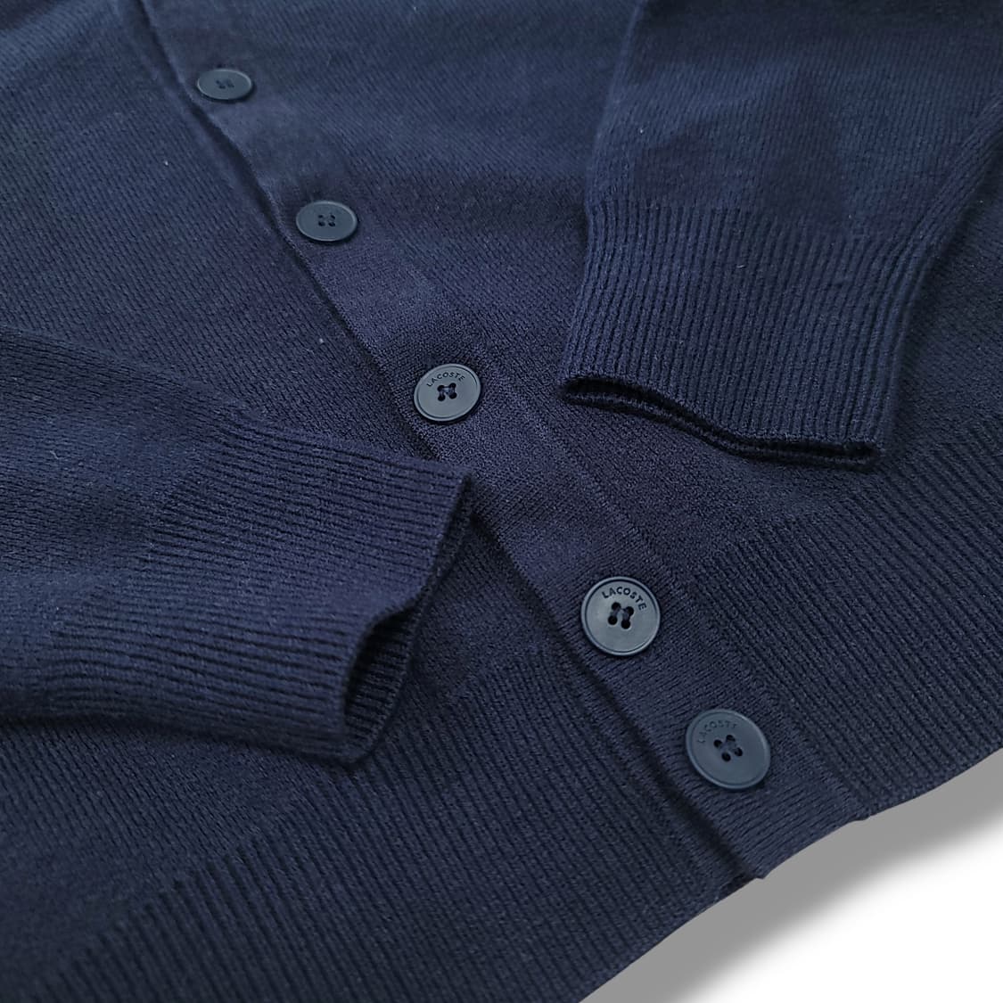 [100] 라코스테 네이비 브이넥 울 가디건 상품이미지6