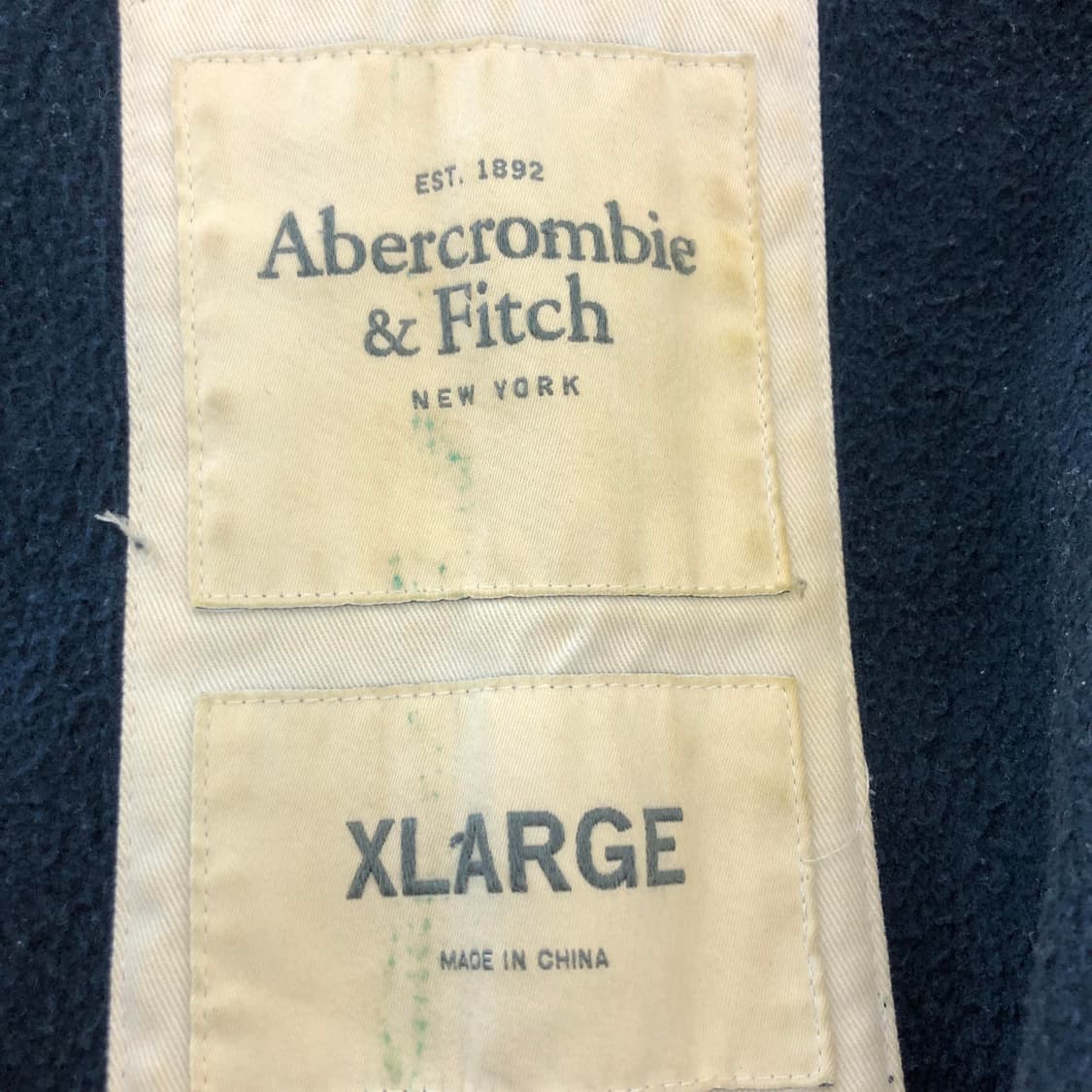 아베크롬비 Y2K 스펠아웃 후드집업 XL 상품이미지5