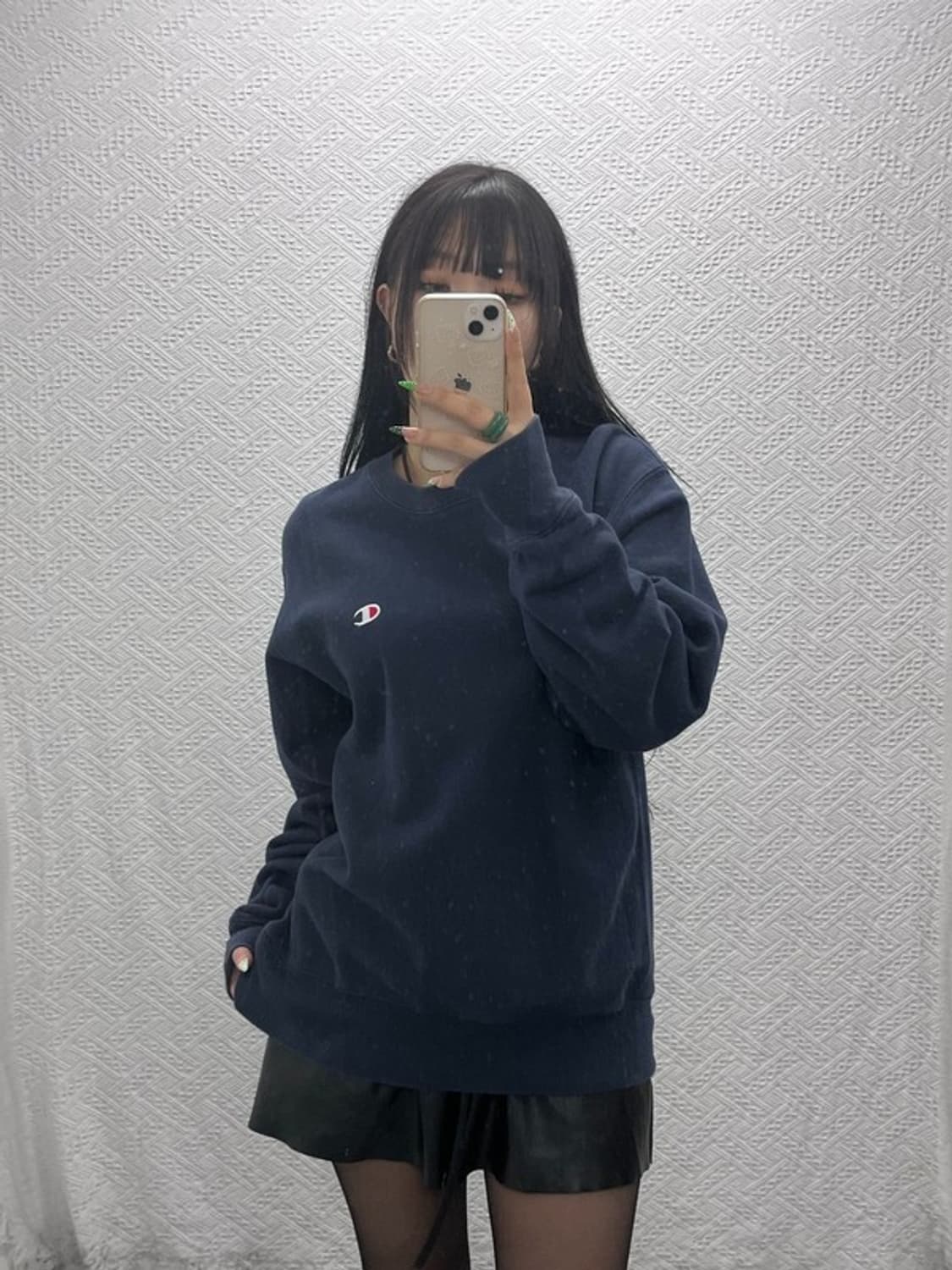 챔피언 리버스위브 자수로고 모던 맨투맨 스웻셔츠 M C09242 상품이미지1