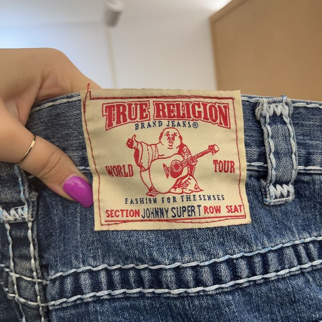 트루릴리젼 빌리슈퍼티 디스트로이드 포켓 데님팬츠 30인치 C07077 상품이미지5