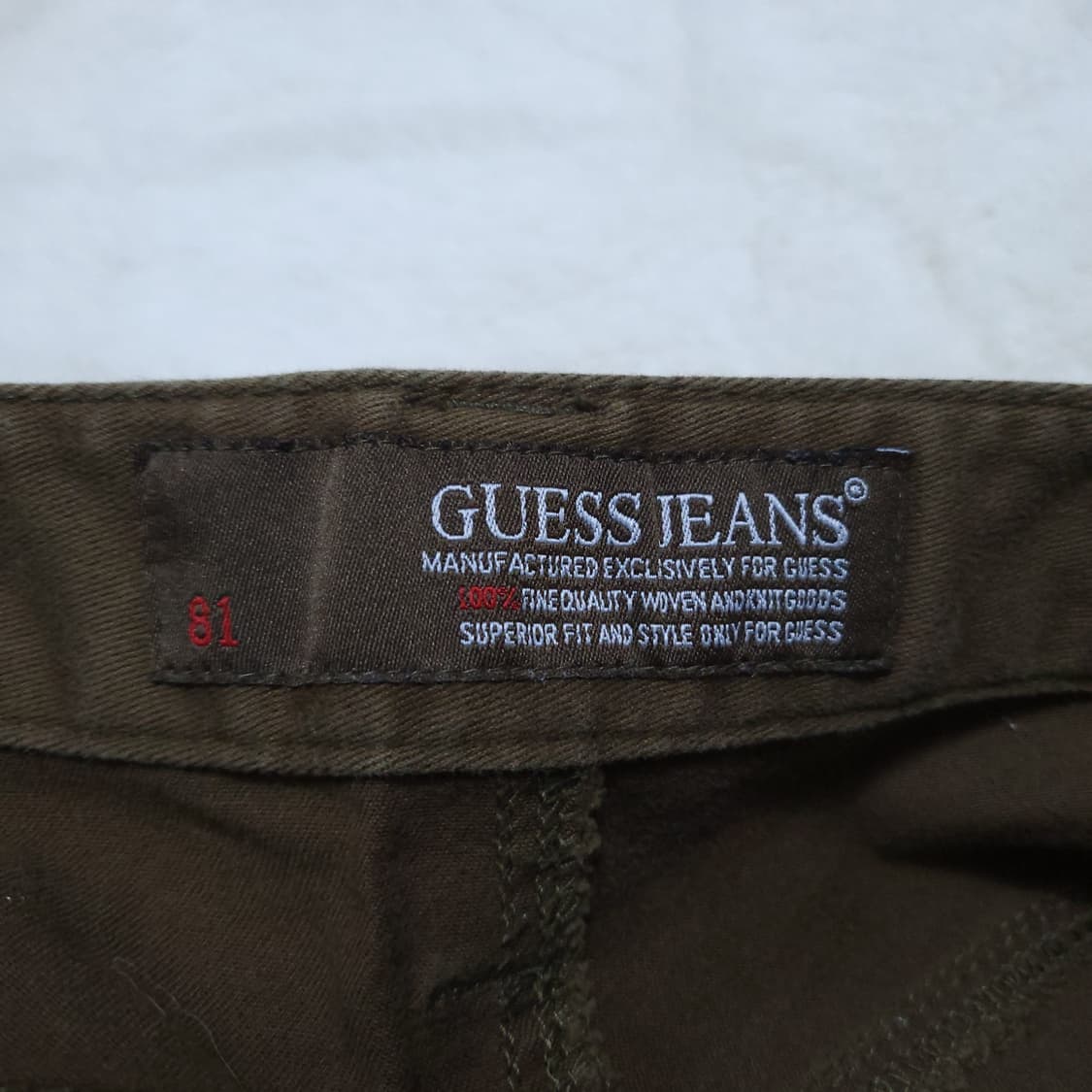 게스 남성 면바지 32인치 0227 뽀샤샤 상품이미지8