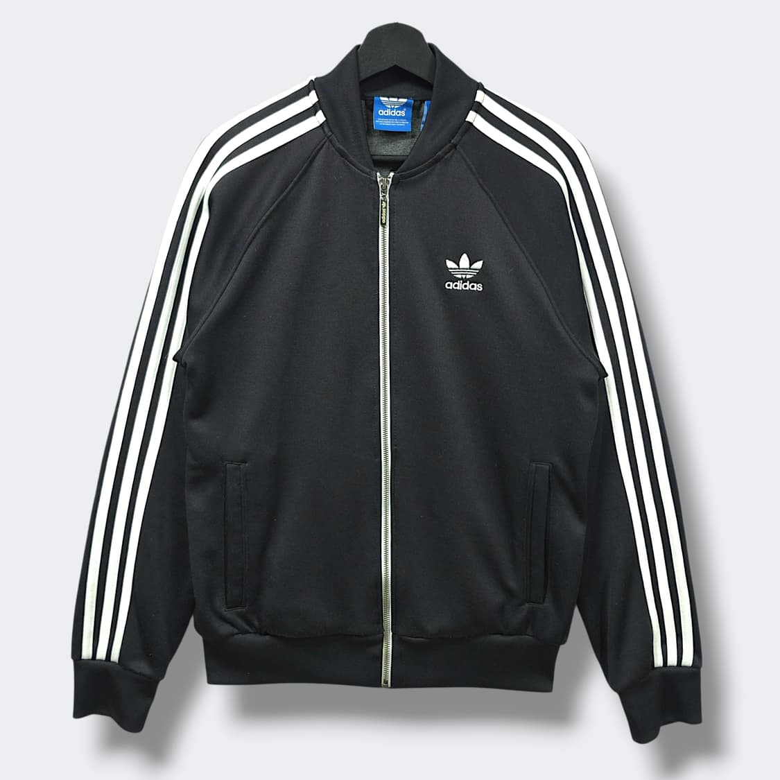 [100] 아디다스 블랙&화이트 오리지널 슈퍼스타 트랙탑 져지 상품이미지1