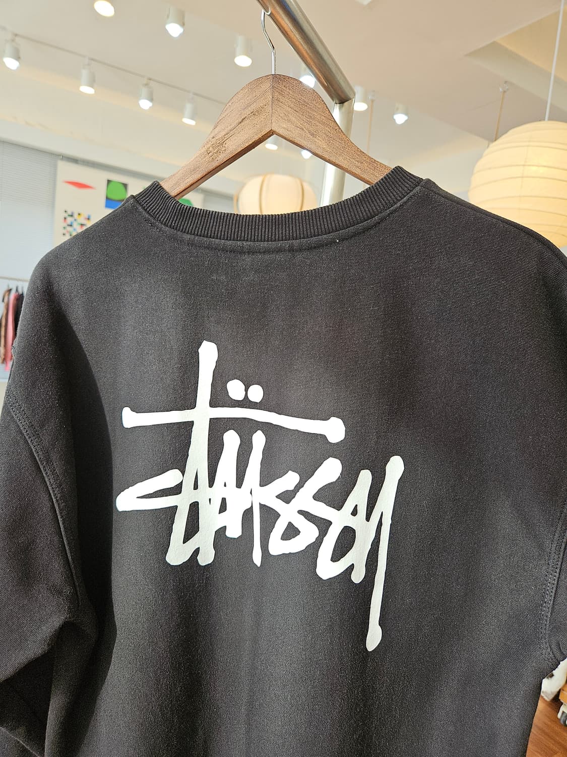 스투시 베이직 로고 맨투맨 상품이미지5