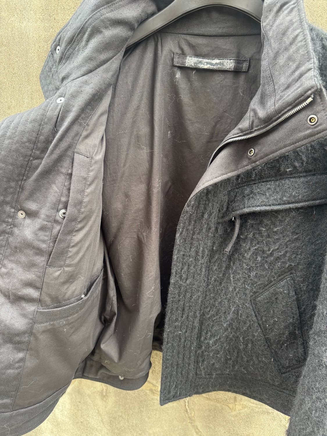 Blackmerle mohair jacket (black/size S) 상품이미지6