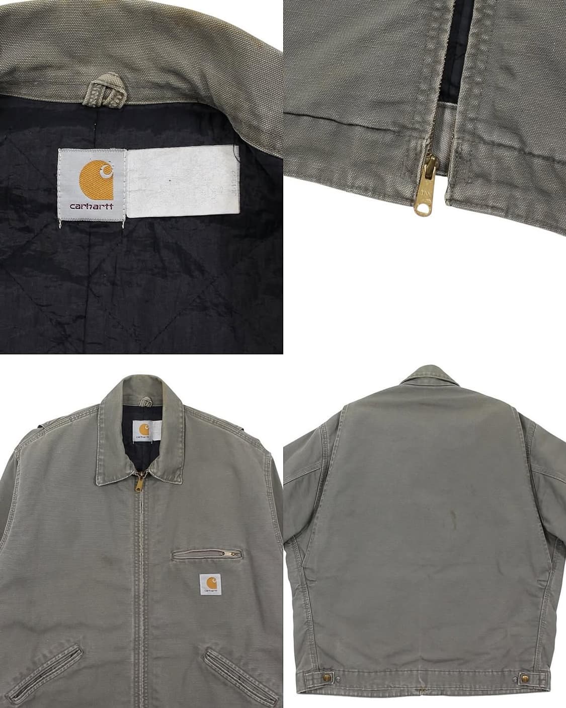 1990s USA 칼하트 JQ1397 디트로이트 자켓 빈티지 미국제 상품이미지4