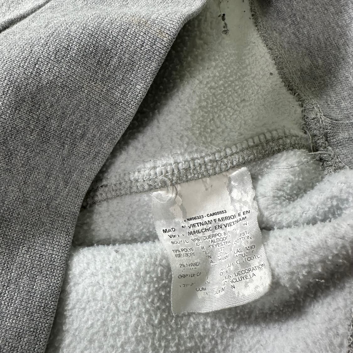 95 S 나이키 USA 가슴 스우시로고 코튼 후드티 상품이미지5