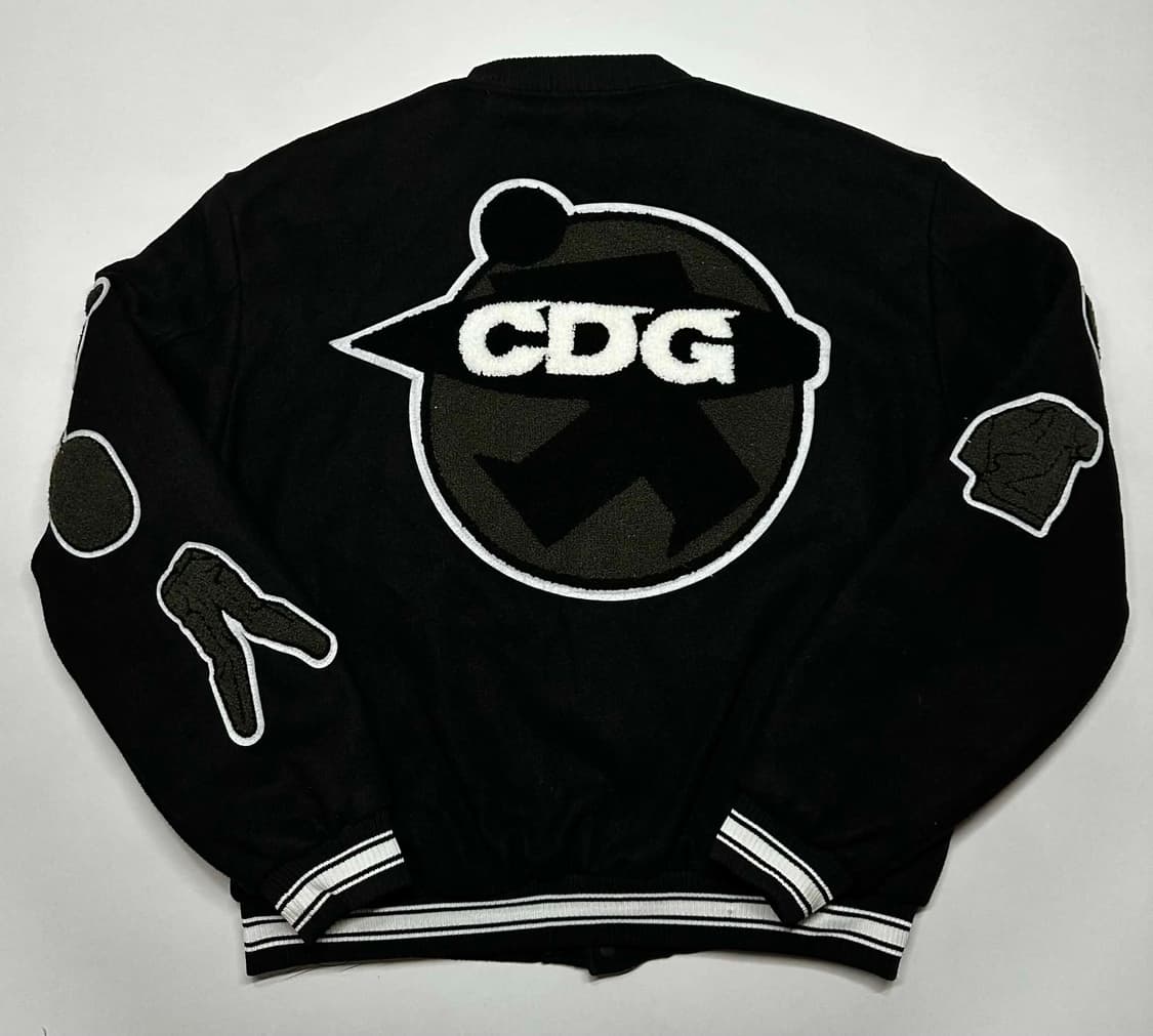 스투시 X CDG 콜라보 바시티 자켓 XL 상품이미지1