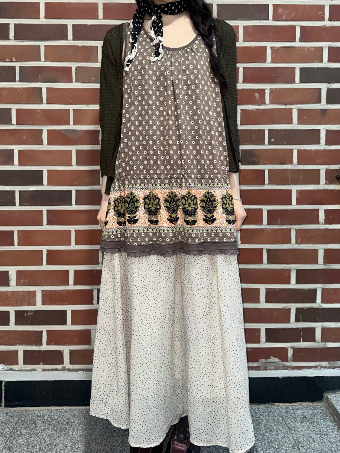 숲속 소녀 빈티지 코디세트 4pcs 상품이미지2