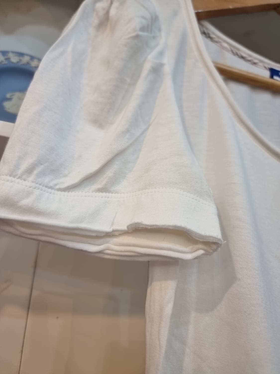 버버리 블루라벨 퍼프슬리브 롱핏 컷소우 (38) 상품이미지3