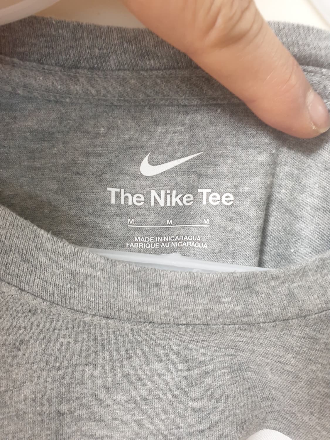 [여성] 나이키 그레이 JUST DO IT 반팔티 M 상품이미지3