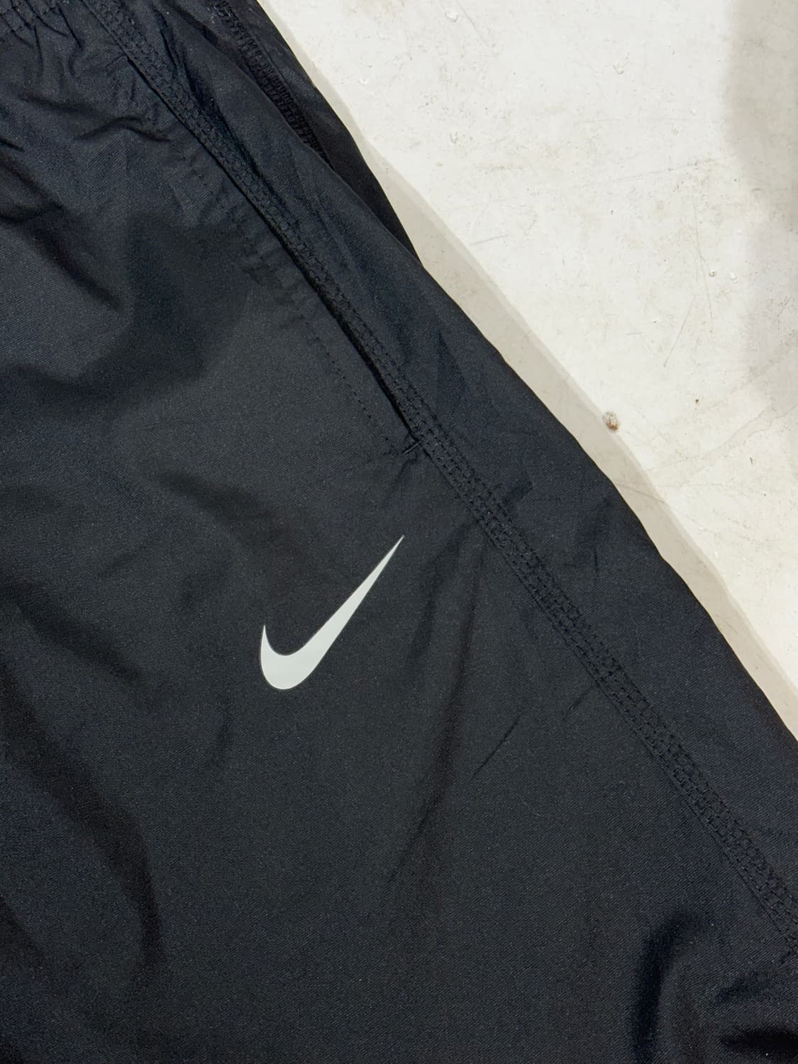 00s 나이키 와이드 블랙 로고 트랙 팬츠 추리닝 바지 M 상품이미지6