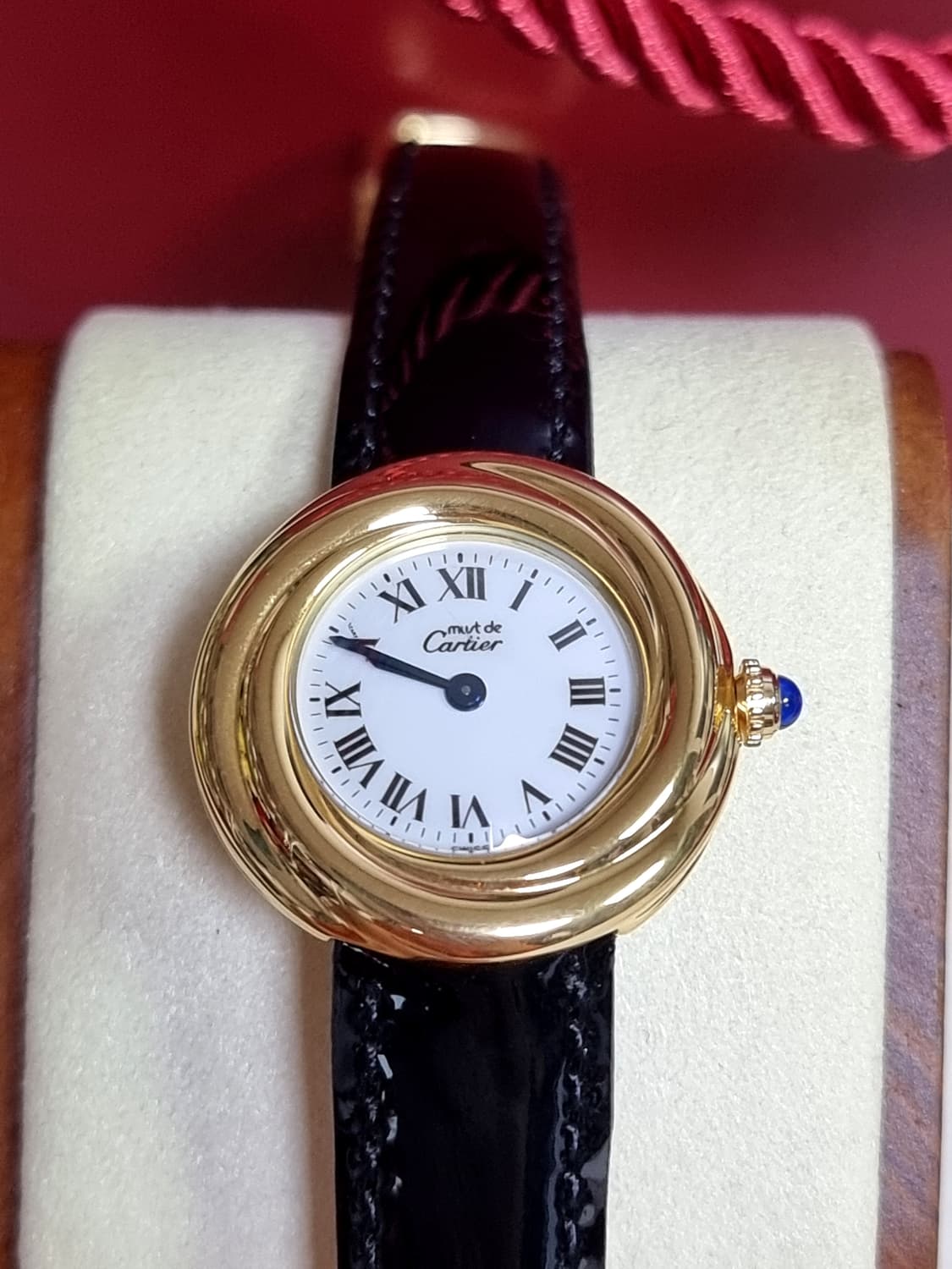 까르띠에 머스트 트리니티 블랙로만 디버클 여성시계 99년 상품이미지2