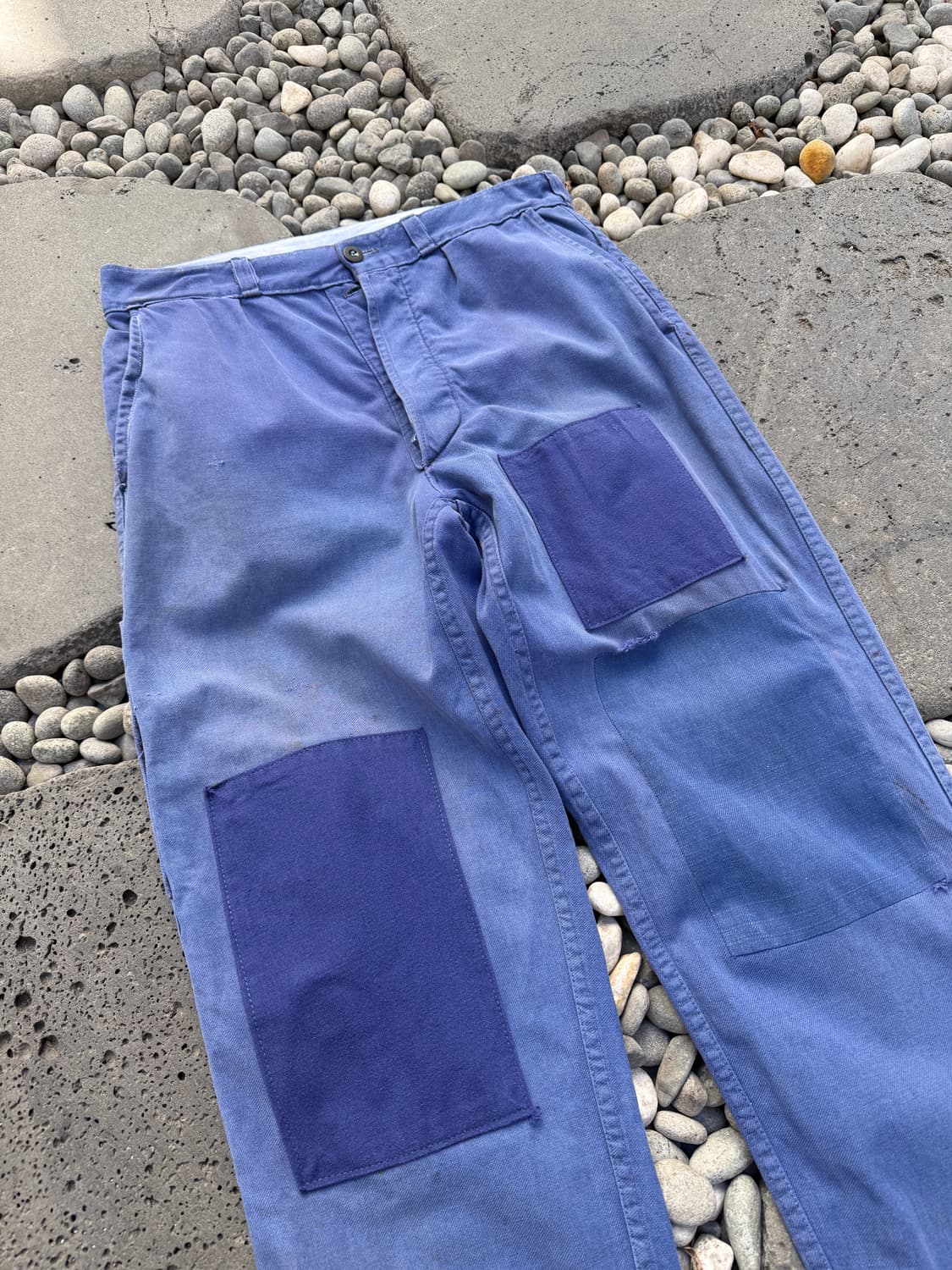 OLD VINTAGE WASHED PATCHWORK 프렌치워크팬츠 상품이미지5