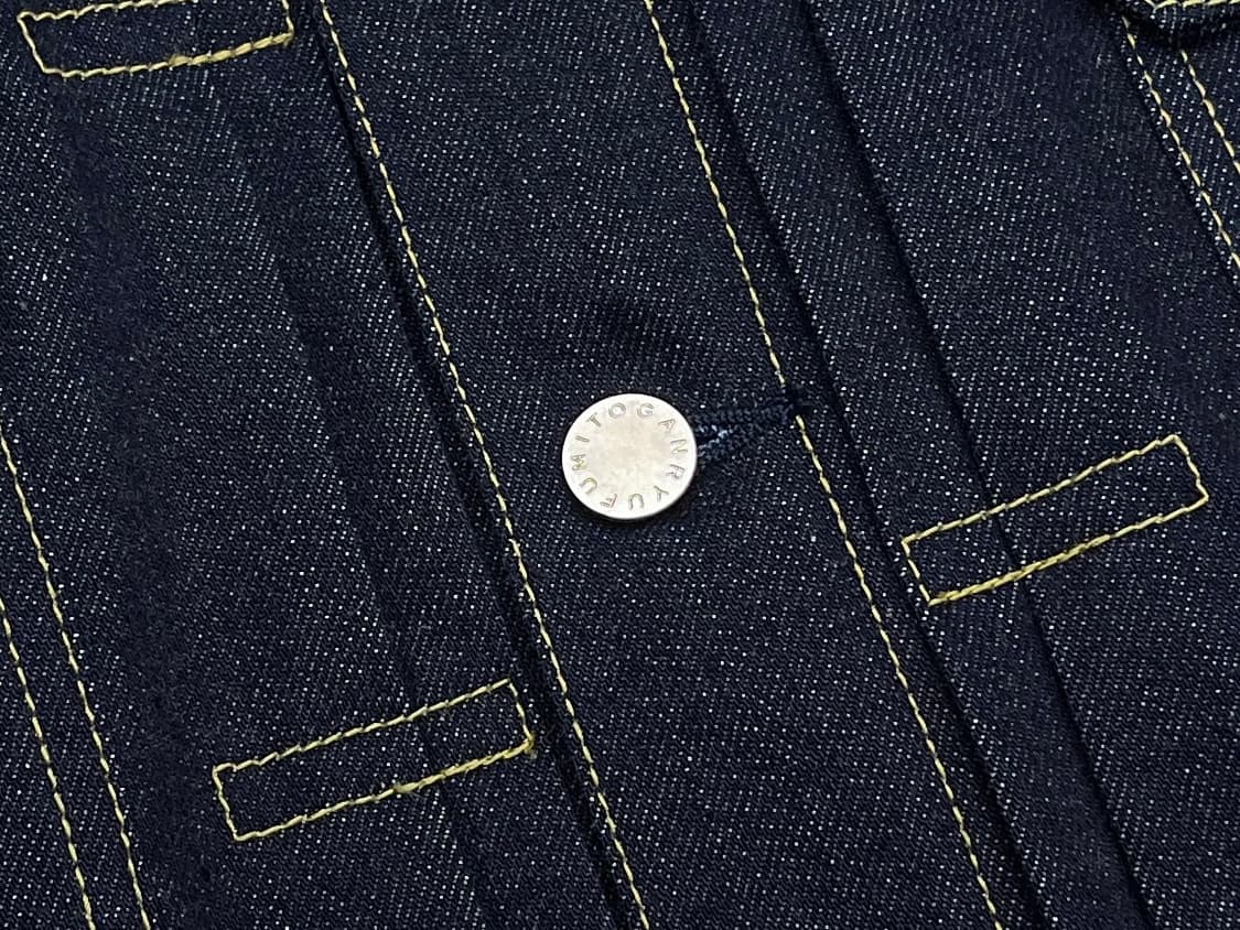 back pleats denim jacket 상품이미지6