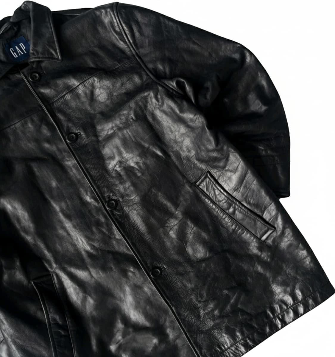 올드 갭 레더 카코트 Old gap leather car coat 상품이미지2