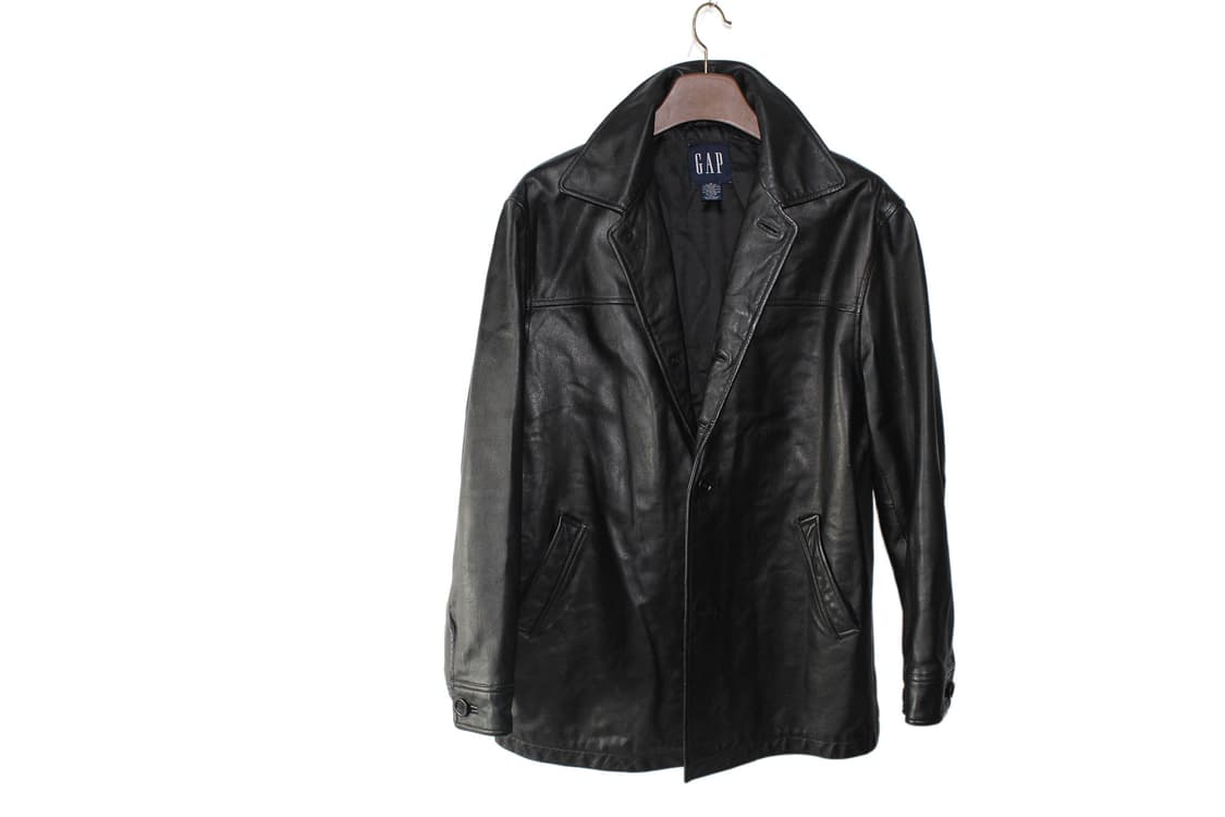 1990s OLD GAP 갭 쿠니치노무라 카우레더 카코트 상품이미지8