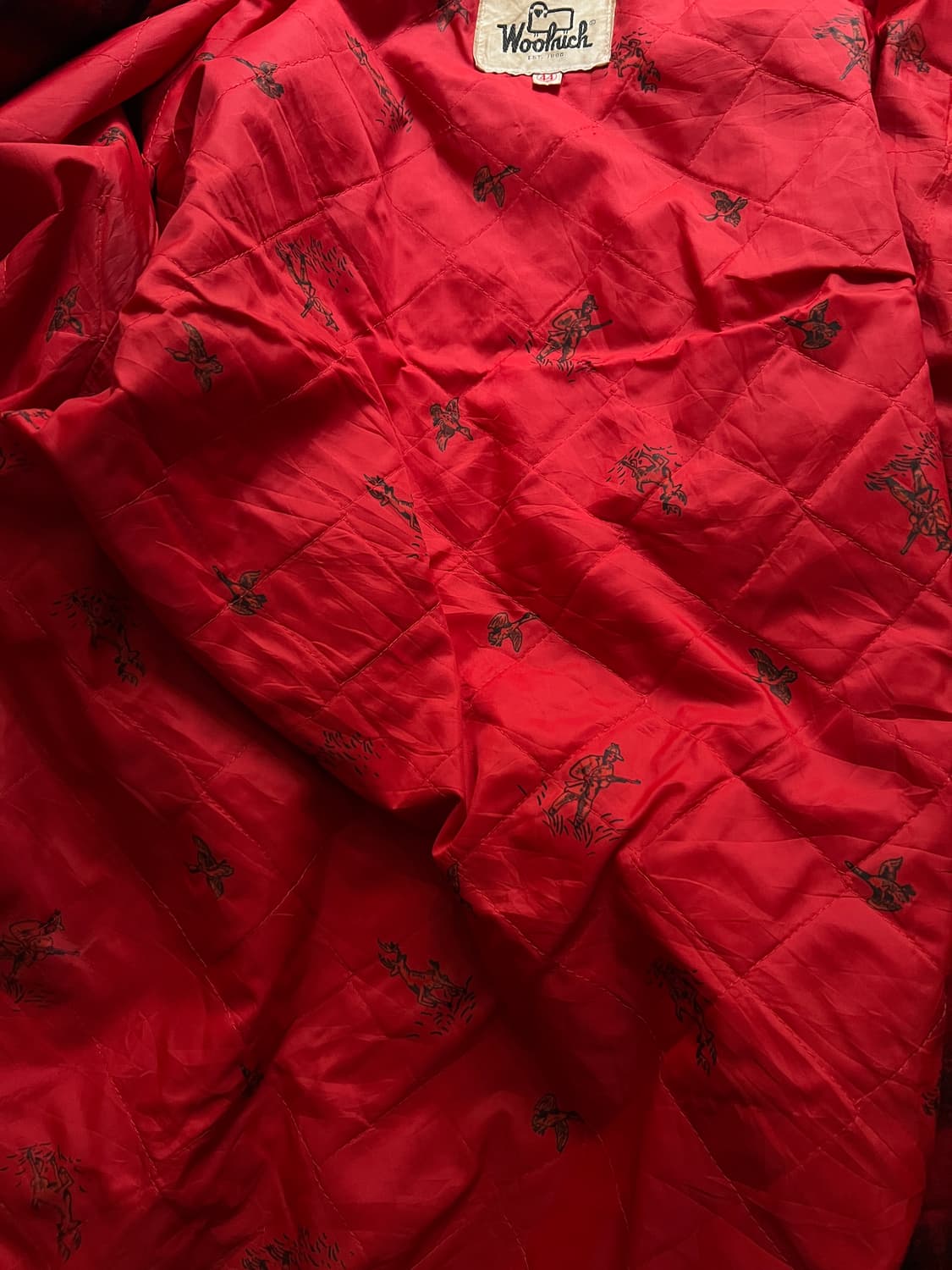 [L]60's 울리치 USA 오리지널 매키노 울 헌팅 자켓 상품이미지6