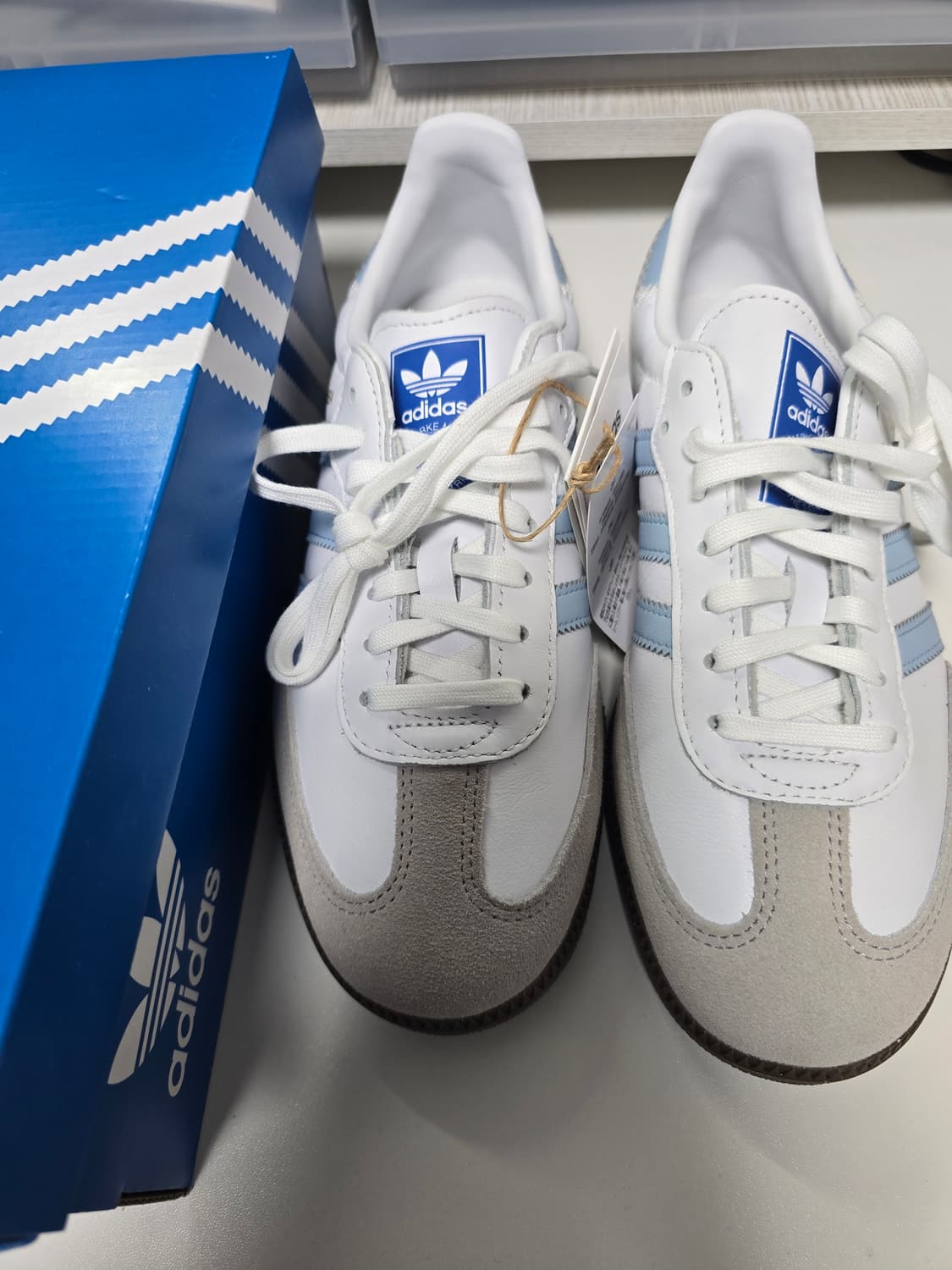 아디다스 삼바 OG 화이트 스카이 상품이미지2