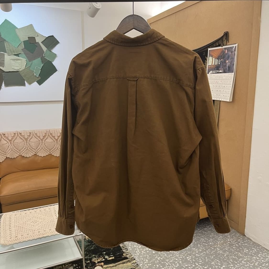 디스이즈네버댓 빈티지 캐주얼 스트릿 딥브라운 셔츠 S C11476 상품이미지4
