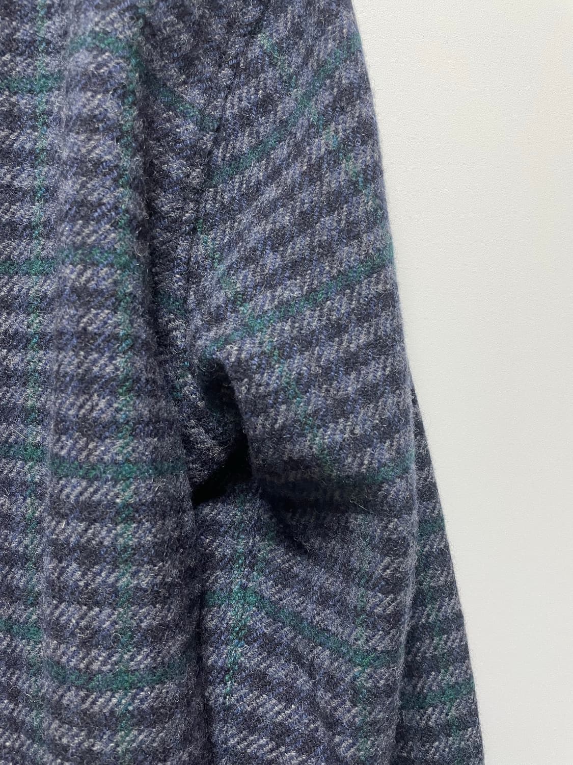 A.P.C. Trek 오버 체크 셔츠 M 다크 네이비 상품이미지4