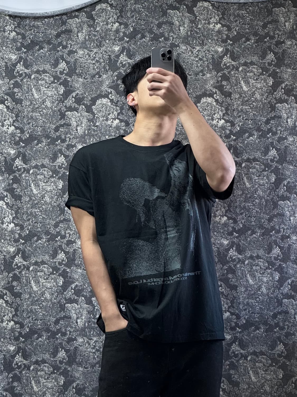 oddstudio 오드스튜디오 엔젤프린팅 반팔 상품이미지1