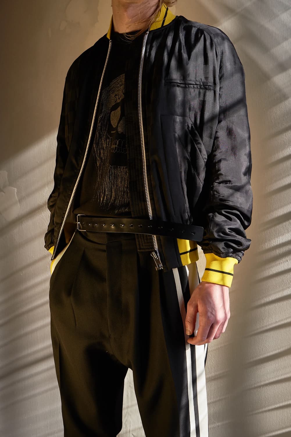 하이더 아커만 17ss 체커보드 실키 봄버 m 상품이미지2