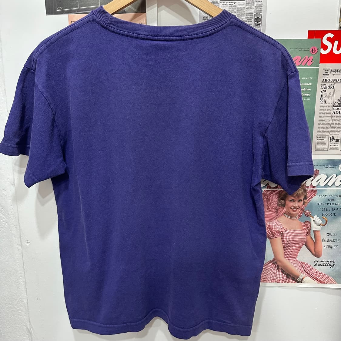 빈티지 파타고니아 퍼플 반팔티M 상품이미지6