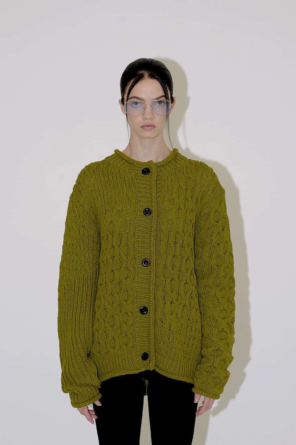 CABLE OVER CARDIGAN 상품이미지1