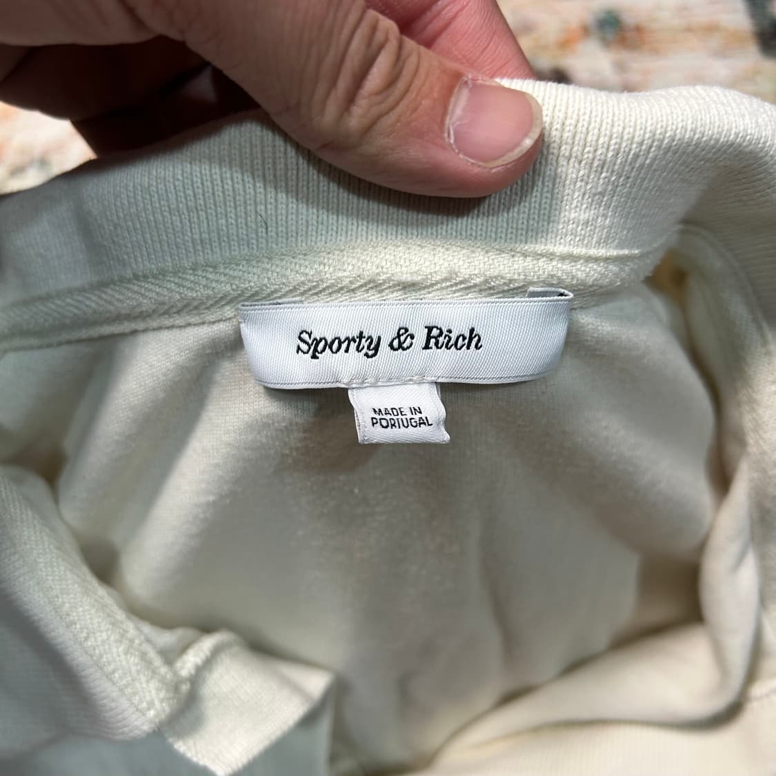 [M] 스포티앤리치 테리 폴로 롱슬리브 상품이미지3