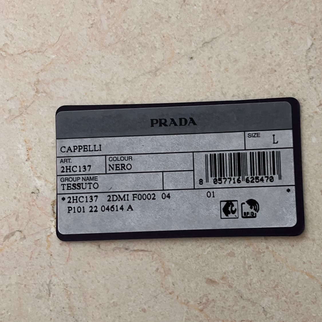 프라다 리나일론 버킷햇 L 상품이미지5